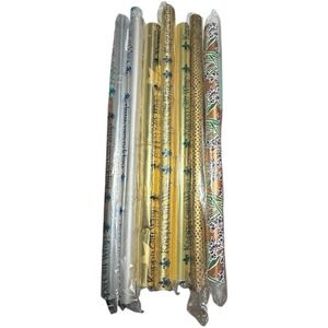 Vtg 60s 70s Metallic Gold Silver Textured Shiny‎ Christmas Gift Wrap Paper LOT 7